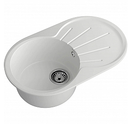 Мойка кухонная GranFest Rondo 750L 75 см иней