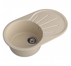 Мойка кухонная GranFest Rondo 750L 75 см кашемир