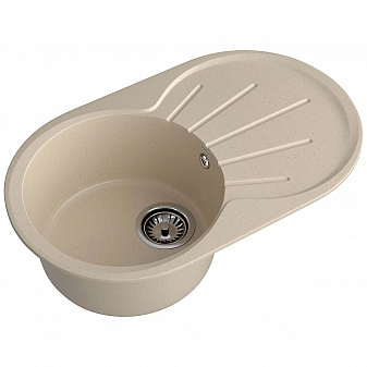 Мойка кухонная GranFest Rondo 750L 75 см кашемир