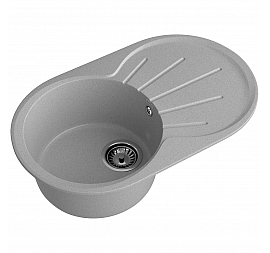 Мойка кухонная GranFest Rondo 750L 75 см серый