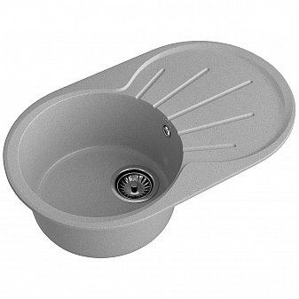 Мойка кухонная GranFest Rondo 750L 75 см серый