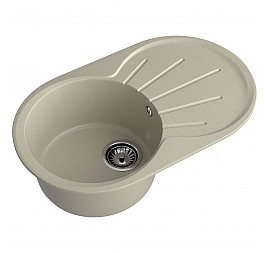 Мойка кухонная GranFest Rondo 750L 75 см топаз