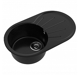 Мойка кухонная GranFest Rondo 750L 75 см чёрный
