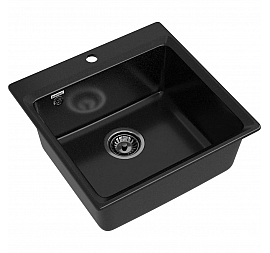 Мойка кухонная GranFest Level 510 51 см чёрный