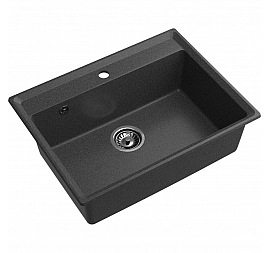 Мойка кухонная GranFest Level 660 66 см графит
