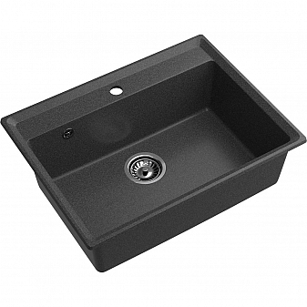 Мойка кухонная GranFest Level 660 66 см графит
