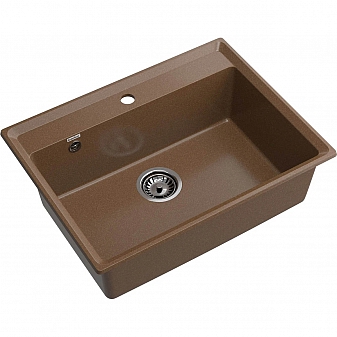 Мойка кухонная GranFest Level 660 66 см терракот