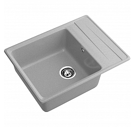 Мойка кухонная GranFest Level 660L 66 см серый