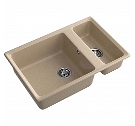 Мойка кухонная GranFest Level 760K 76 см песочный