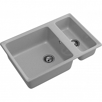 Мойка кухонная GranFest Level 760K 76 см серый