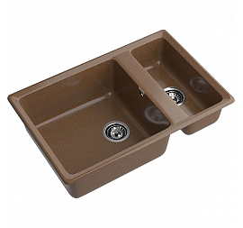 Мойка кухонная GranFest Level 760K 76 см терракот