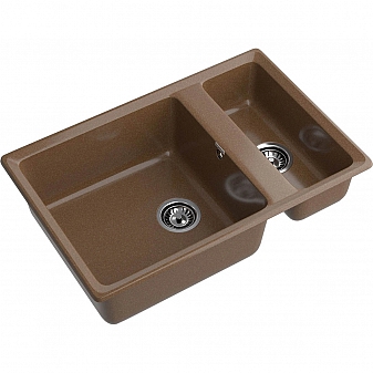 Мойка кухонная GranFest Level 760K 76 см терракот