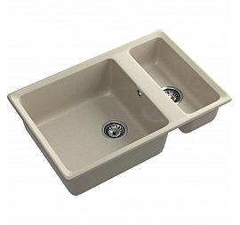 Мойка кухонная GranFest Level 760K 76 см топаз