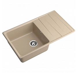 Мойка кухонная GranFest Level 860L 86 см песочный