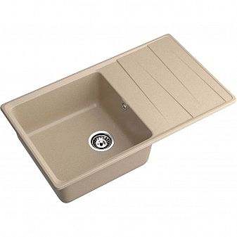 Мойка кухонная GranFest Level 860L 86 см песочный