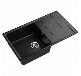 Мойка кухонная GranFest Level 860L 86 см чёрный