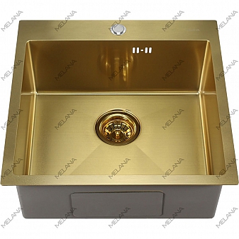 Мойка кухонная Melana ProfLine D5050HG 3/200 50 см золото