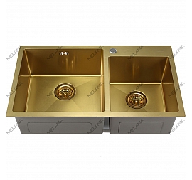 Мойка кухонная Melana ProfLine S8045HG 3/220 80 см золото