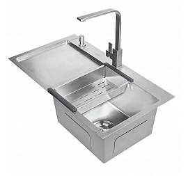 Мойка кухонная Avina HM7843R 78 см сатин правая