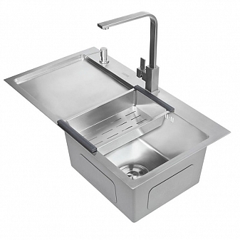 Мойка кухонная Avina HM7843R 78 см сатин правая