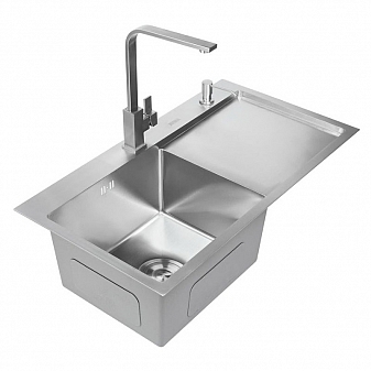 Мойка кухонная Avina HM7843L 78 см сатин левая
