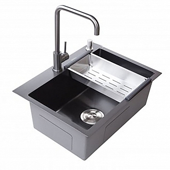 Мойка кухонная Avina HM6545GR 65 см графит