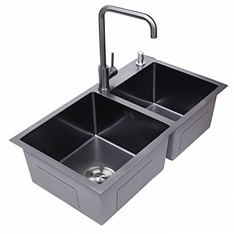 Мойка кухонная Avina HM8045GR 80 см графит