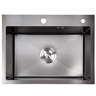 Мойка кухонная Amollet 6048 BL 60 см чёрная