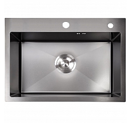 Мойка кухонная Amollet 6548 BL 65 см чёрная