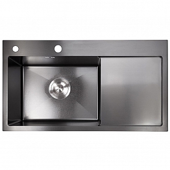 Мойка кухонная Amollet 7848 GL 78 см графит