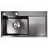Мойка кухонная Amollet 7848 GL 78 см графит