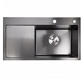 Мойка кухонная Amollet 7848 GR 78 см графит