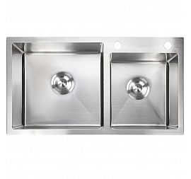Мойка кухонная Amollet 7848-1.5B 78 см сатин