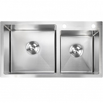Мойка кухонная Amollet 7848-1.5B 78 см сатин