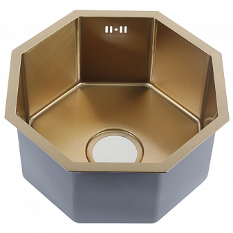 Мойка кухонная Melana ProfLine Octavia D400G 1.2/220 40 см золото