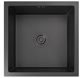 Мойка кухонная Granfest Metal 4444 44 см графит