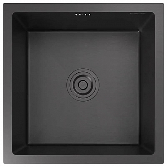 Мойка кухонная Granfest Metal 4444 44 см графит