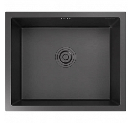Мойка кухонная Granfest Metal 5344 53 см графит