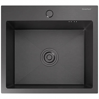 Мойка кухонная Granfest Metal 4844 48 см графит