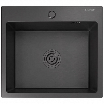 Мойка кухонная Granfest Metal 5045 50 см графит