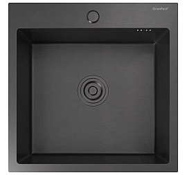 Мойка кухонная Granfest Metal 5050 50 см графит
