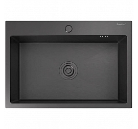 Мойка кухонная Granfest Metal 6545 65 см графит