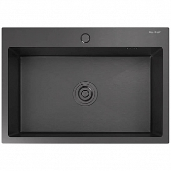 Мойка кухонная Granfest Metal 6545 65 см графит