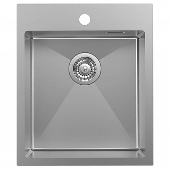 Мойка кухонная Iddis Haze HAZ43S0i77 43 см сатин