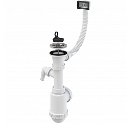 Сифон для кухонной мойки AlcaPlast A444P