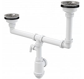 Сифон для кухонной мойки AlcaPlast A454P