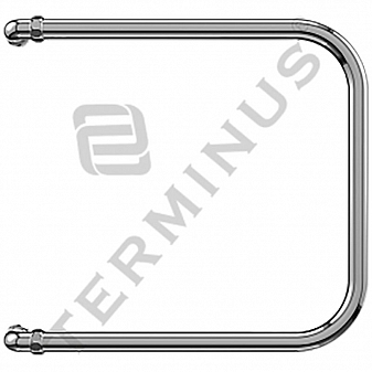 Полотенцесушитель Terminus П-образный БШ 50x40 см