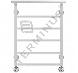 Полотенцесушитель Terminus Контур с полкой П6 50х70 см 6 перекладин