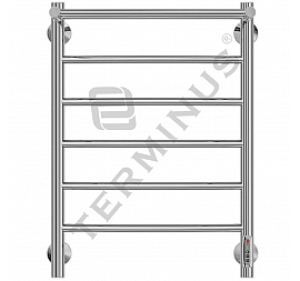 Полотенцесушитель электрический Terminus Классик с полкой П6 48.2х65 см 6 перекладин