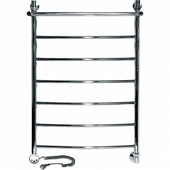 Полотенцесушитель электрический Ника Arc ЛД L с полкой 100x60 см 7 перекладин